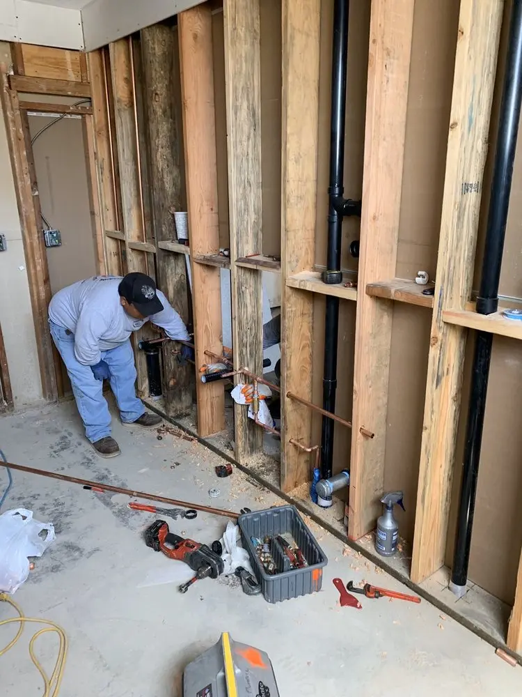 Commercial rough-in plumbing for Gas Line Repair in Moriches